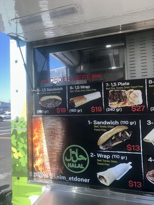 Menu photo 2 Nimet Doner San Bruno , CA Menu photo 2 Nimet Doner San Bruno , CA