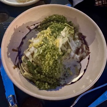Bread & Friends - Chitarra Cacio e Pepe with asparagus and cured egg yolk - Bakeries Near Me - Portland, Maine Bread & Friends - Chitarra Cacio e Pepe with asparagus and cured egg yolk - Bakeries Near Me - Portland, Maine