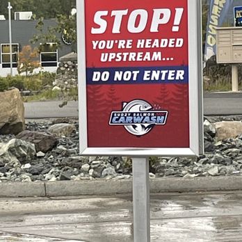 Sudzy Salmon Car Wash - You don't want to see this sign! lol - Car Wash Near Me - Eagle River, Alaska Sudzy Salmon Car Wash - You don't want to see this sign! lol - Car Wash Near Me - Eagle River, Alaska