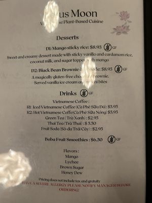 Menu photo 2 Lotus Moon Vegan Pho Boulder, CO Menu photo 2 Lotus Moon Vegan Pho Boulder, CO