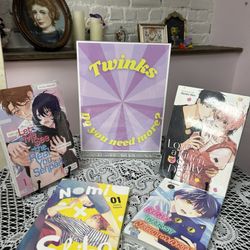 The Enchanted Violet - A silly display of curated books