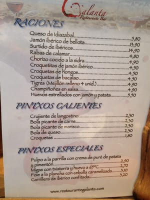 Menu photo 2 Galanta Donostia / San Sebastián, SS