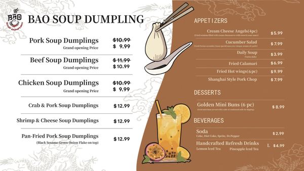 Menu photo 8 Bao Soup Dumpling Oklahoma City, OK Menu photo 8 Bao Soup Dumpling Oklahoma City, OK