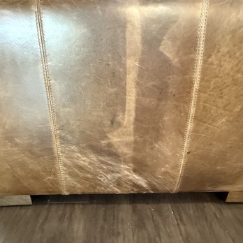 Jaguar Moving - Scratched leather couch - Movers Near Me - Jacksonville, Florida