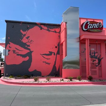 Raising Cane's Chicken Fingers - Post Malone's face on the restaurant - Chicken Shop Near Me - Midvale, Utah Raising Cane's Chicken Fingers - Post Malone's face on the restaurant - Chicken Shop Near Me - Midvale, Utah