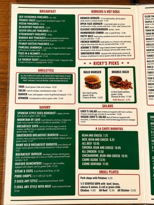 Menu photo 1 Ricky's Restaurant Taos, NM Menu photo 1 Ricky's Restaurant Taos, NM
