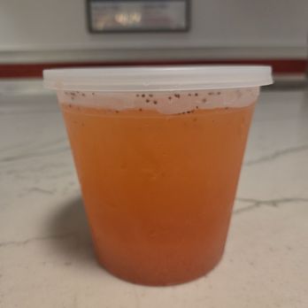 Villa’s Tacos - Strawberry Lemonade ($6.00). Yes, it is a plastic food container with a hole in the top. No, it doesn't make it taste worse. - Tacos Near Me - Las Vegas, Nevada Villa’s Tacos - Strawberry Lemonade ($6.00). Yes, it is a plastic food container with a hole in the top. No, it doesn't make it taste worse. - Tacos Near Me - Las Vegas, Nevada
