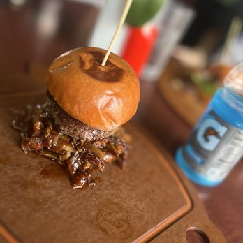 The Standing Room - Big Daddy Burger. Comes with a side of fries. - Burgers Near Me - Torrance, California The Standing Room - Big Daddy Burger. Comes with a side of fries. - Burgers Near Me - Torrance, California