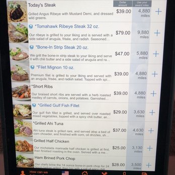 Ember - Ipad menu - American Near Me - Houston, Texas