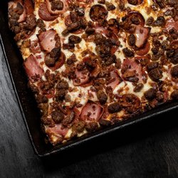 Green Lantern Pizza - Square Meat Lovers!