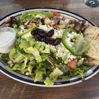 Blue Donkey Greek Eats - Greek salad with chicken - Greek Near Me - Chandler, Arizona Blue Donkey Greek Eats - Greek salad with chicken - Greek Near Me - Chandler, Arizona