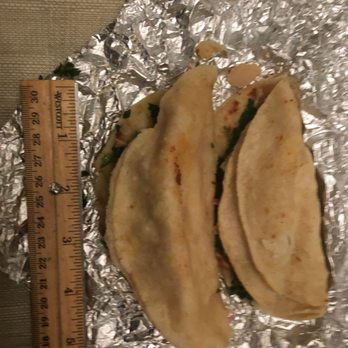Fresca Taqueria - These tacos barely measure 5 inches - Mexican Near Me - Washington, DC, District of Columbia