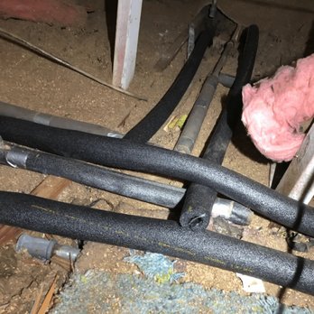 We Do Repipes - PEX-A supply lines in the attic, insulated and routed to each fixture. - Plumbing Near Me - Houston, Texas We Do Repipes - PEX-A supply lines in the attic, insulated and routed to each fixture. - Plumbing Near Me - Houston, Texas