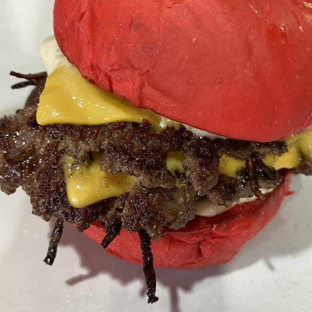 Burger special with garlic mustard aioli