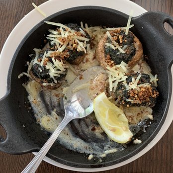 Lil Ba-Ba-Reeba! - Spinach & Manchego Stuffed Mushrooms - Seafood Near Me - Chicago, Illinois Lil Ba-Ba-Reeba! - Spinach & Manchego Stuffed Mushrooms - Seafood Near Me - Chicago, Illinois