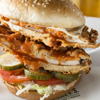 Cricket's Grill & Draft House - Buffalo Fried Chicken Sandwich - American Near Me - Lubbock, Texas