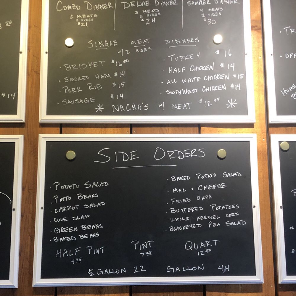 Schulze Bar-B-Que & Catering - Menu board 3 - Caterers Near Me - Rosenberg, Texas