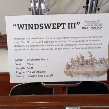 Thousand Islands Boat Museum - Information - Museums Near Me - Gananoque, Ontario
