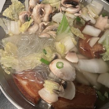 Ragin’ Pot - Soup with pork and vegetables - Hot Pot Near Me - Port Hueneme, California