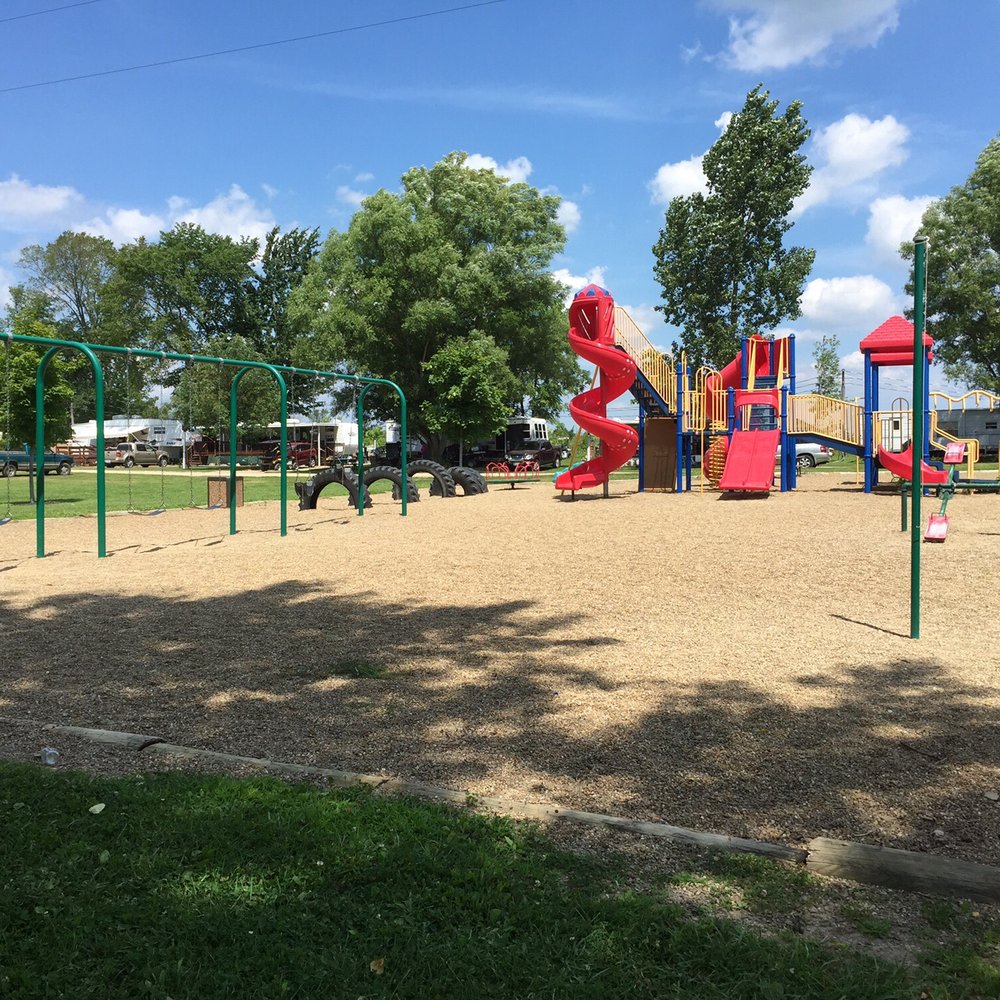 Jellystone Park Cleveland Sandusky - Playground for the kid if you are camping with kids. - Campgrounds Near Me - Nova, Ohio