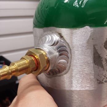 Dean's Specialty Welding - Weld was done onto a oxygen tank! looks flawless and pressure tested to 150psi! - Metal Fabricators Near Me - Kenmore, Washington Dean's Specialty Welding - Weld was done onto a oxygen tank! looks flawless and pressure tested to 150psi! - Metal Fabricators Near Me - Kenmore, Washington