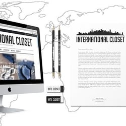 Eyenamic Designs - Website and marketing materials created for International Closet