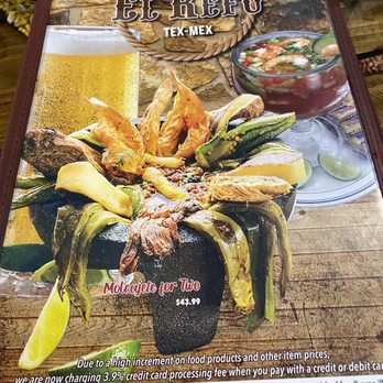 El Refu - Front of menu - Mexican Near Me - Houston, Texas El Refu - Front of menu - Mexican Near Me - Houston, Texas