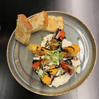 Bar Kada - Fresh tomatoes on burrata with bread - Lounges Near Me - Winter Park, Florida