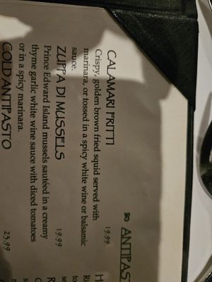Menu photo 3 Mulberry Street Restaurant Woodbridge, NJ