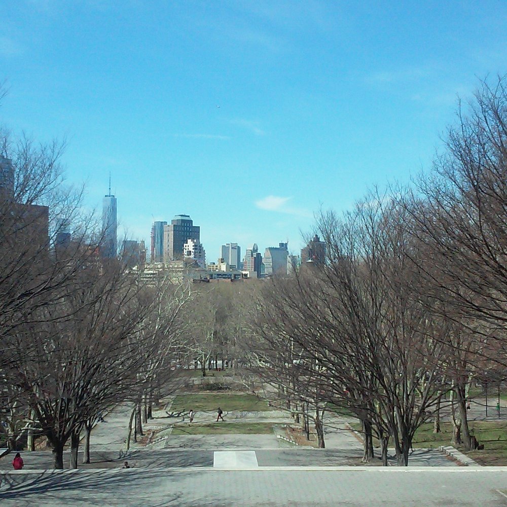 from the top of the stairs