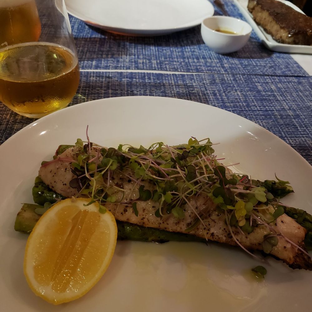 Nicholson Muir Distinguished Meats - Fish of the day= red snapper over asparagus - Butcher Near Me - Boynton Beach, Florida Nicholson Muir Distinguished Meats - Fish of the day= red snapper over asparagus - Butcher Near Me - Boynton Beach, Florida