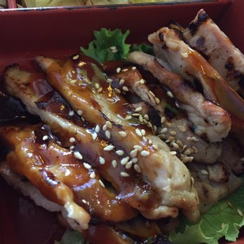 Mio Sushi - Chicken teriyaki close-up - Japanese Near Me - Camas, Washington Mio Sushi - Chicken teriyaki close-up - Japanese Near Me - Camas, Washington