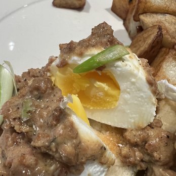 ABODE Restaurant & Coffee Bar - Not quite medium but hard poached. - Coffee & Tea Near Me - Vancouver, British Columbia