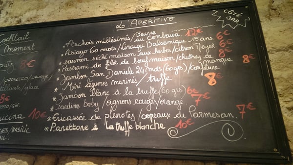 Menu photo 1 Vino e Cucina Paris, 75 Menu photo 1 Vino e Cucina Paris, 75