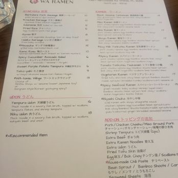 Wa Ramen - Menu - Ramen Near Me - Orlando, Florida Wa Ramen - Menu - Ramen Near Me - Orlando, Florida