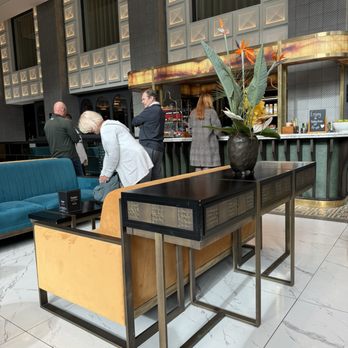 The Grafton Hotel - Lobby with coffee bar - Irish Pub Near Me - Dublin, D The Grafton Hotel - Lobby with coffee bar - Irish Pub Near Me - Dublin, D