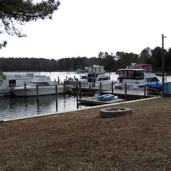 Buzzard's Point Marina - Boats within slips at Buzzard Point Marina. - Boat Charters Near Me - Reedville, Virginia