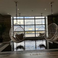 Spa At Wind Creek - Wading pool with a view.