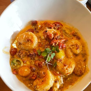Broken Plate Kitchen - Shrimp and grits - Breakfast & Brunch Near Me - Corolla, North Carolina Broken Plate Kitchen - Shrimp and grits - Breakfast & Brunch Near Me - Corolla, North Carolina