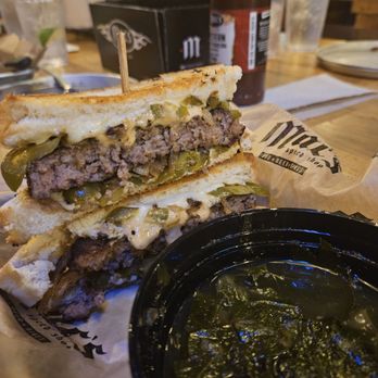 Mac's Speed Shop - Patty melt... DELICIOUS - Sports Bars Near Me - Concord, North Carolina