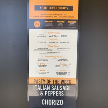 Pasty Kitchen - Outdoor menu - Desserts Near Me - Cypress, California
