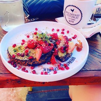 Breakfast Republic - Avocado toast - Breakfast & Brunch Near Me - Costa Mesa, California