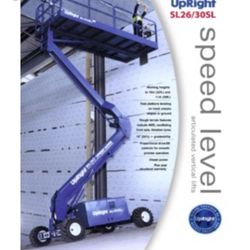 R B U'ren Equipment Rental - This is the model SL26SL lift I have.