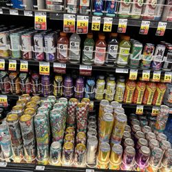 Gatorades and many other drinks