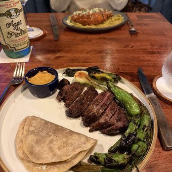 Maximo - Wagyu Carne Asada and chicken Milanesa pasta. - Mexican Near Me - West University Place, Texas Maximo - Wagyu Carne Asada and chicken Milanesa pasta. - Mexican Near Me - West University Place, Texas