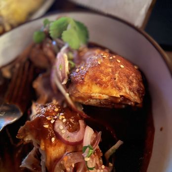 Chela Park Slope - Pollo en Mole Rojo - Mexican Near Me - Brooklyn, New York