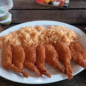 Rodeo Express Mexican Grill - Fried shrimp and arroz - Mexican Near Me - Los Angeles, California