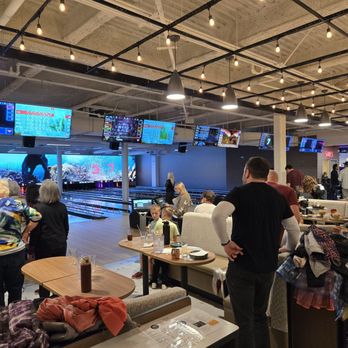Level Up Bowl & Bistro - 14 beautiful lanes in total - Bowling Near Me - Rolling Hills Estates, California