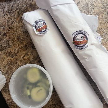 Damn Yankees Deli - 2 full subs and 1/2 lb Cucumber Salad to go - Delis Near Me - Kernersville, North Carolina Damn Yankees Deli - 2 full subs and 1/2 lb Cucumber Salad to go - Delis Near Me - Kernersville, North Carolina