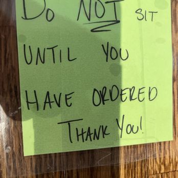 Ramen 101 - Vacaville - Sign on table - Ramen Near Me - Vacaville, California